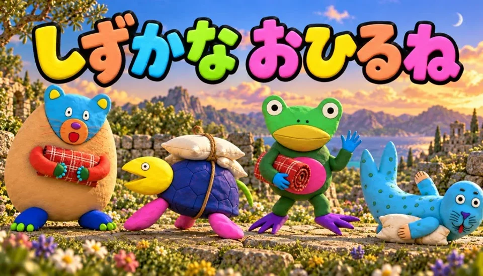 だい5わ「しずかな おひるね」の ポスター